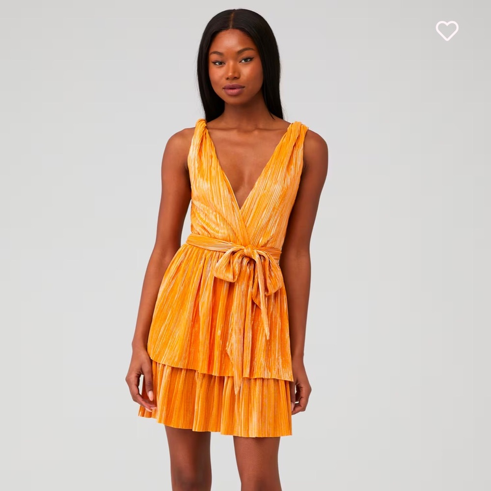 REVOLVE SABINA MUSAYEV ALMA DRESS MANDARIN M